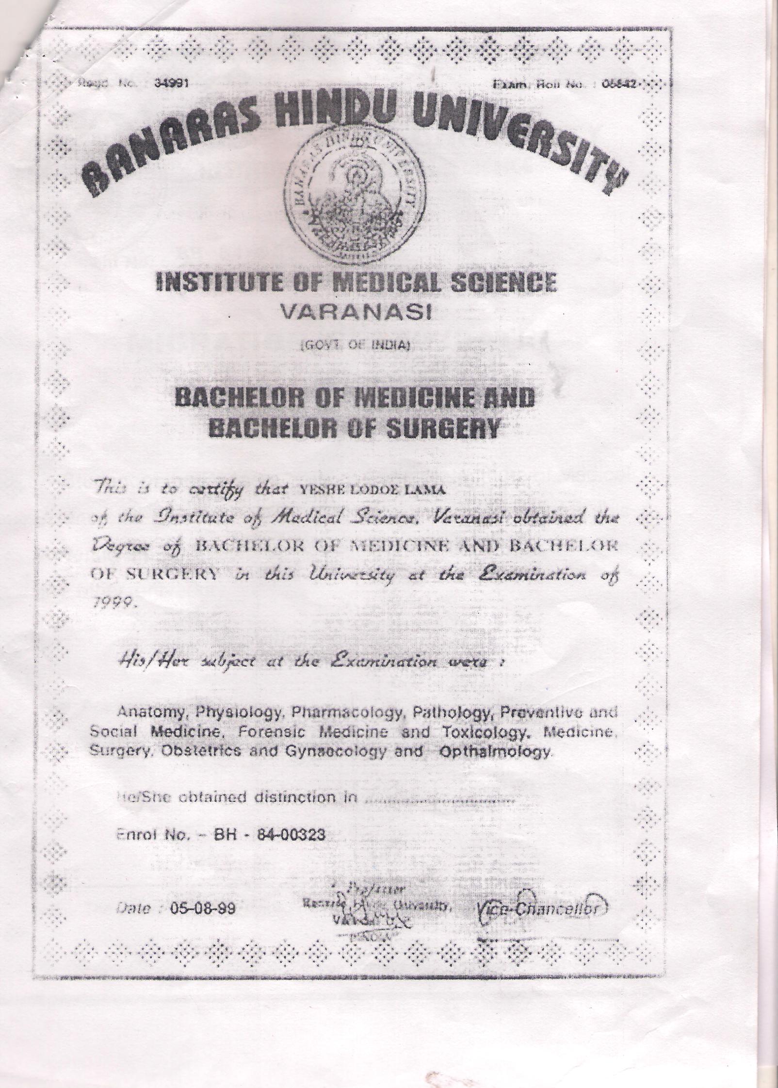 Mbbs Degree